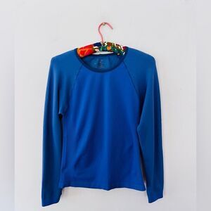 Patagonia Gorpcore Baselayer T-Shirt Womens Large Long Sleeve Outdoors Hike Camp